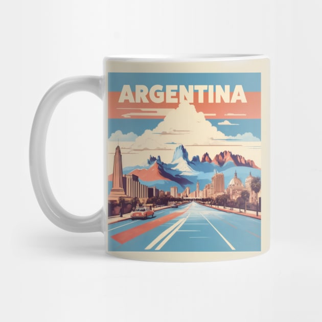 Vintage Travel Argentina Design by huefinder